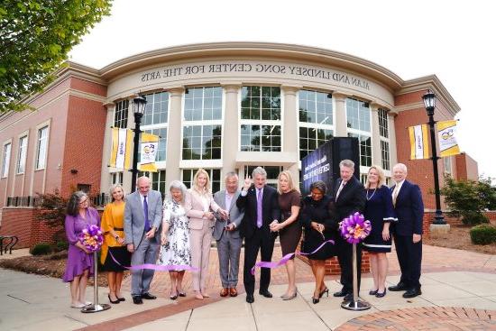 Dedication of the Alan and Lindsey Song Center for the Arts.